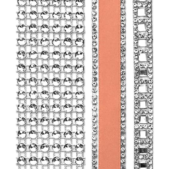Gwen Studios 6yd. Satin & Rhinestone Trim Set